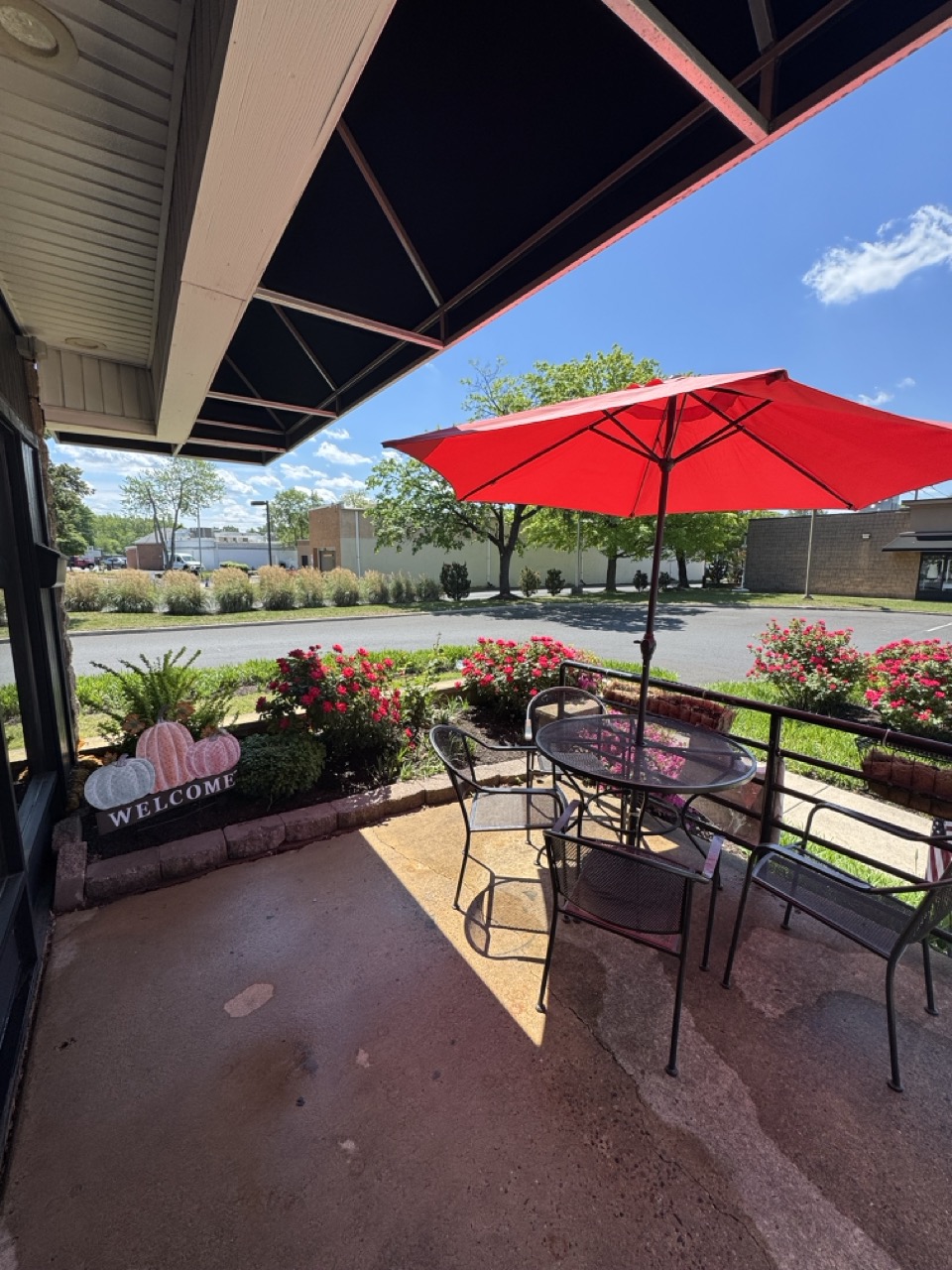 Outside seating, Stella Pizza Cherry Hill NJ