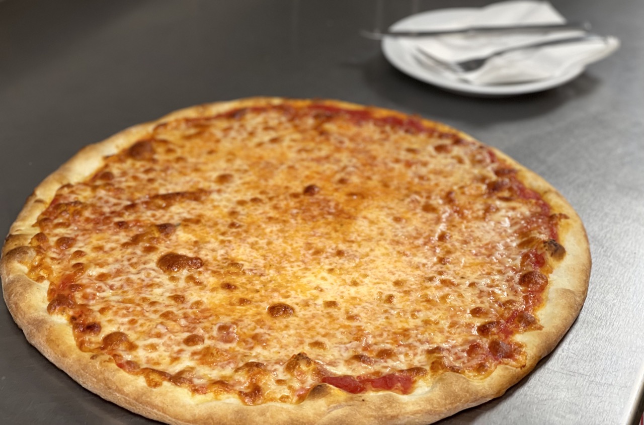 Large Plain Cheese Pizza, Stella Pizza Cherry Hill NJ